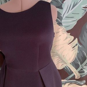 Navy sports mesh fit and flare dress